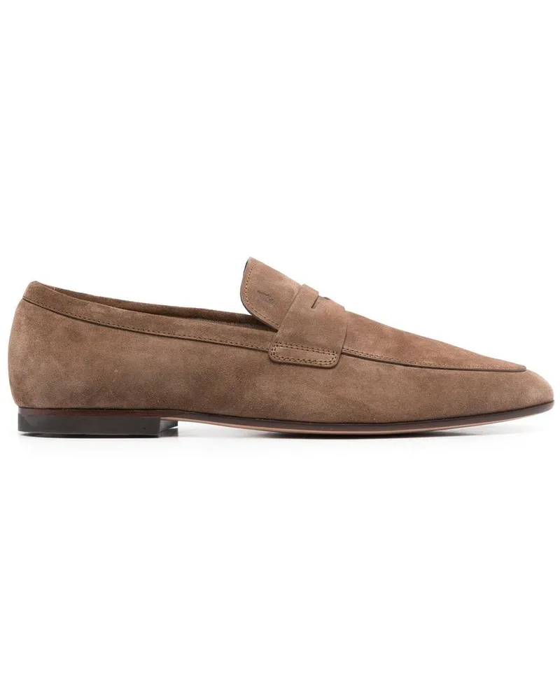 TOD'S Loafer aus Wildleder - Braun Braun
