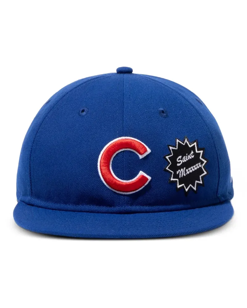 SAINT MXXXXXX x New Era MLB Chicago Cubs patch-detail baseball cap - Blau Blau
