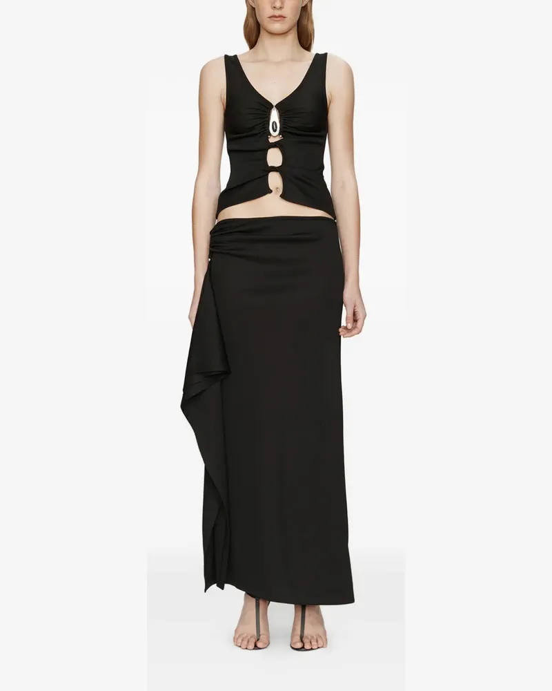 Christopher Esber Cascade Rock mit Kristallanhänger - Schwarz Schwarz