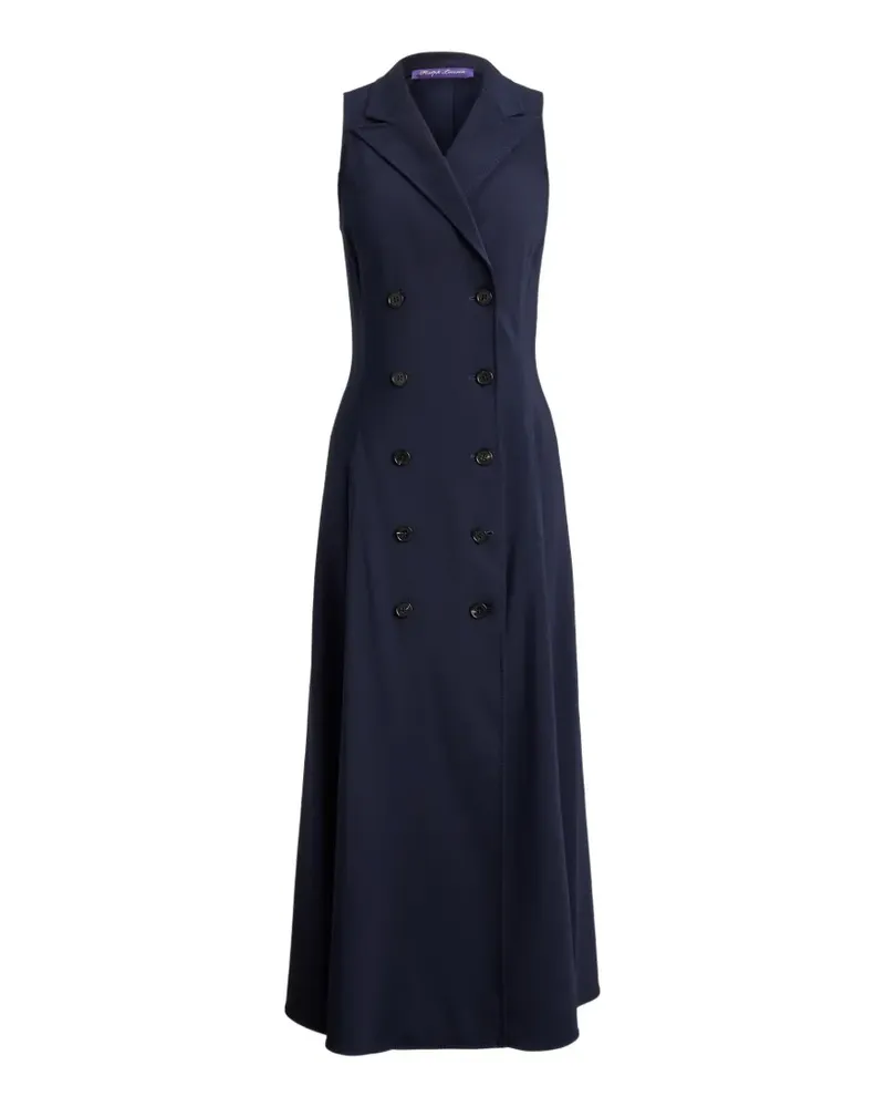 Ralph Lauren Doppelreihiges Alecia Midikleid - Blau Blau