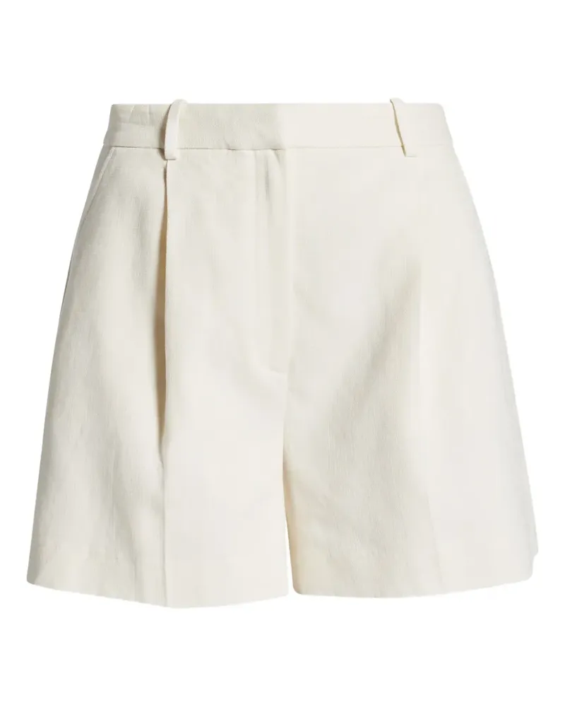 Anine Bing Shorts mit Bundfalten - Weiß Weiß