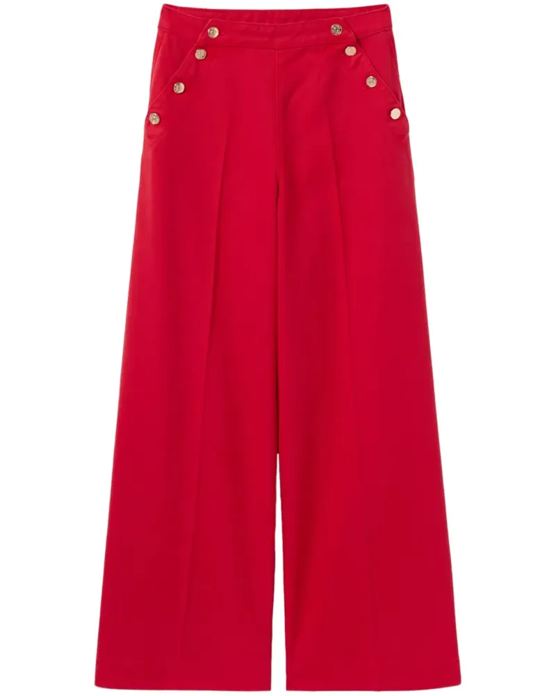 Claudie Pierlot Jeans mit geradem Bein - Rot Rot