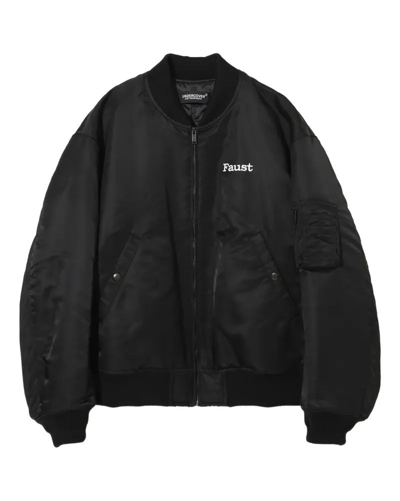 Undercover Bomberjacke mit grafischem Print - Schwarz Schwarz
