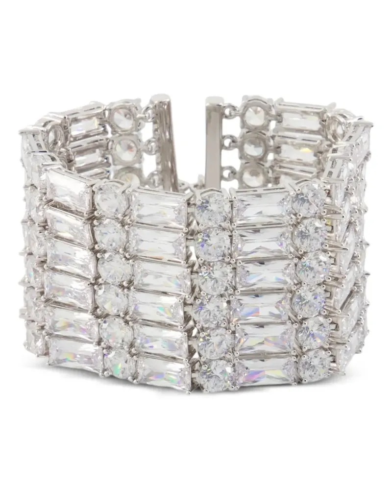 Self-Portrait Armband mit Kristallen - Silber Silber