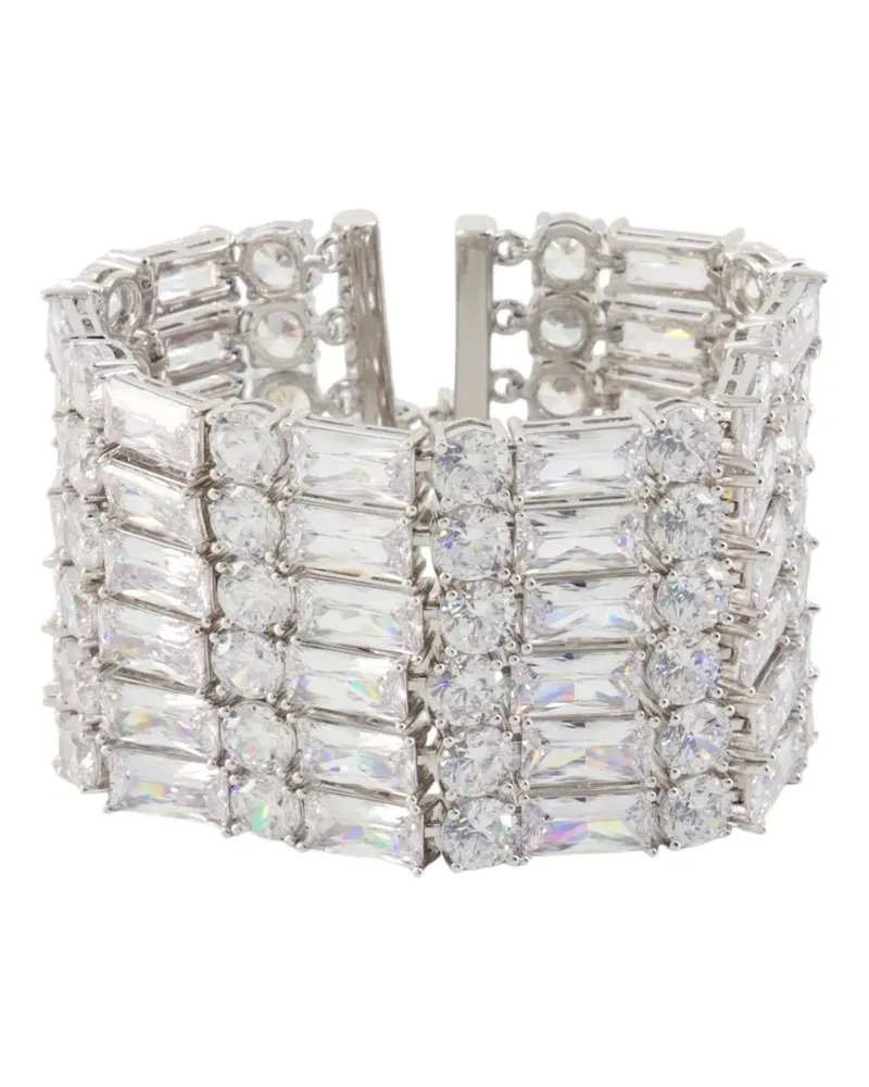 Self-Portrait Armband mit Kristallen - Silber Silber