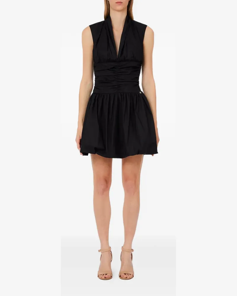 Liu Jo V-neck dress - Schwarz Schwarz