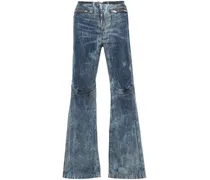 D-Gen Bootcut-Jeans mit Bleached-Effekt