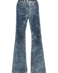 Diesel D-Gen Bootcut-Jeans mit Bleached-Effekt Blau