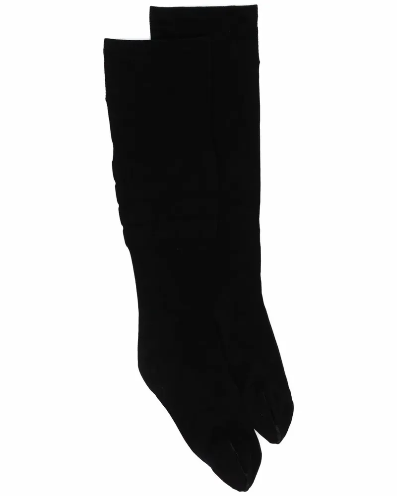 Thom Browne Kniestrümpfe mit Sheer-Effekt - Schwarz Schwarz