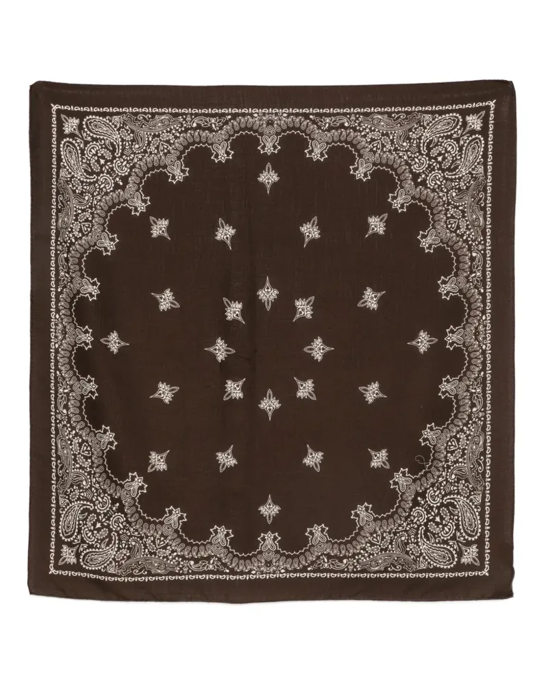 Destin Halstuch mit Paisley-Print - Braun Braun