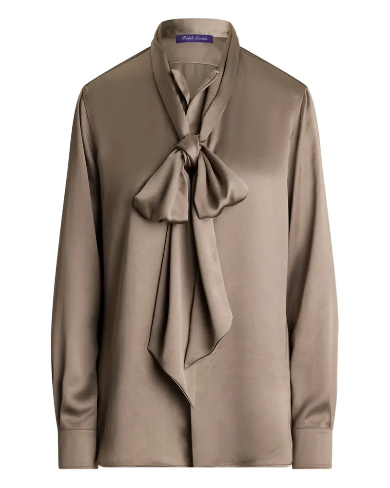 Ralph Lauren bow-detail blouse - Nude Nude