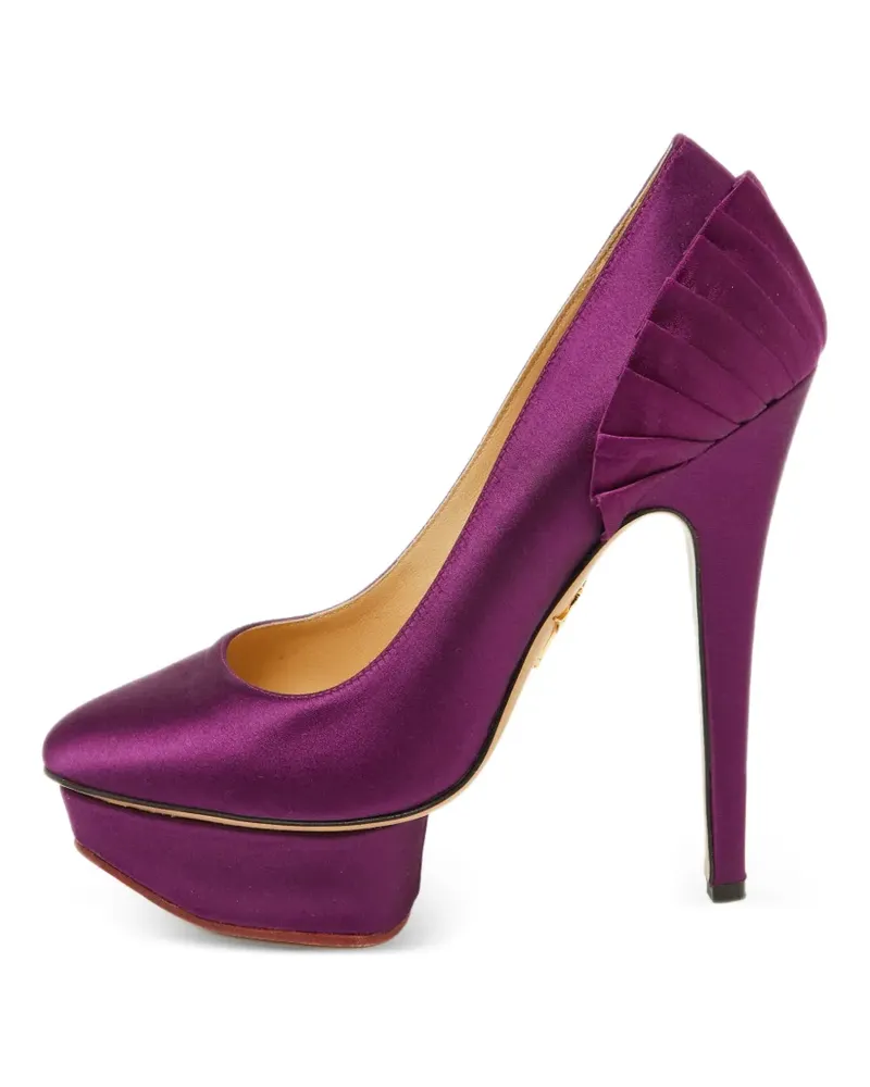 Charlotte Olympia Paloma Plateau-Pumps - Violett Violett
