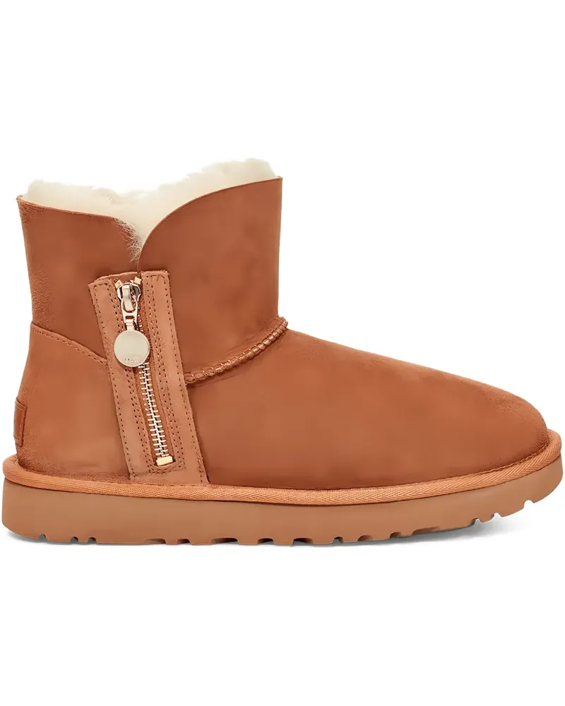 UGG Mini Bailey Zip Chestnut Stiefeletten - Braun Braun