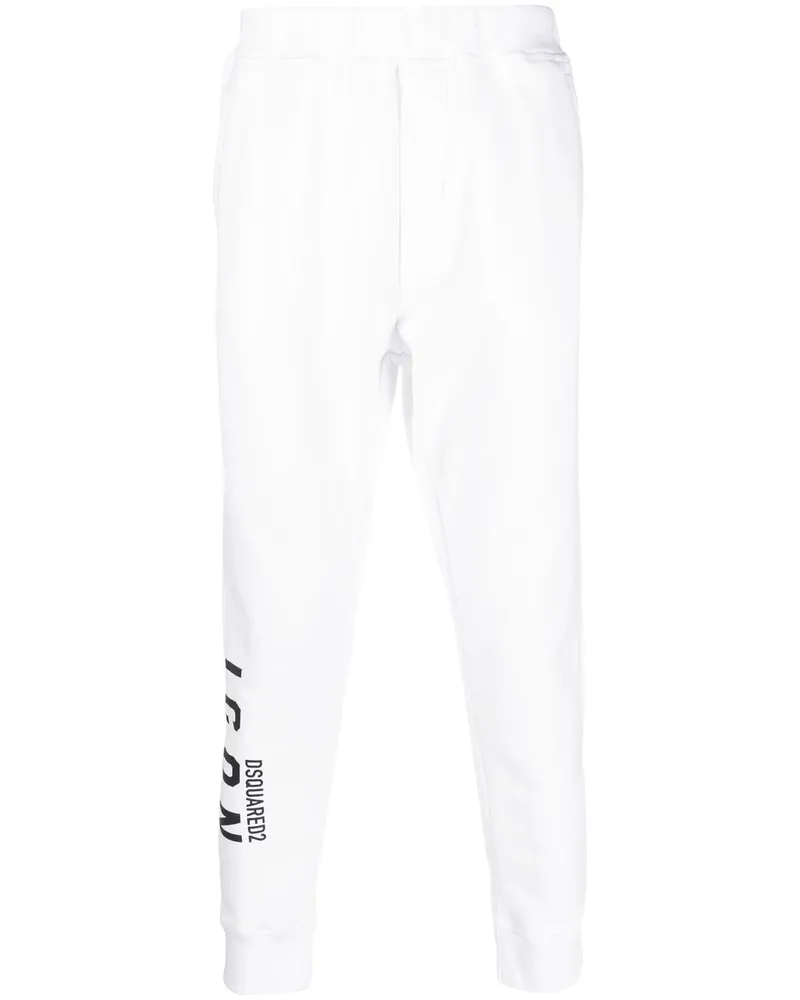 Dsquared2 Jogginghose mit Logo-Print - Weiß Weiß