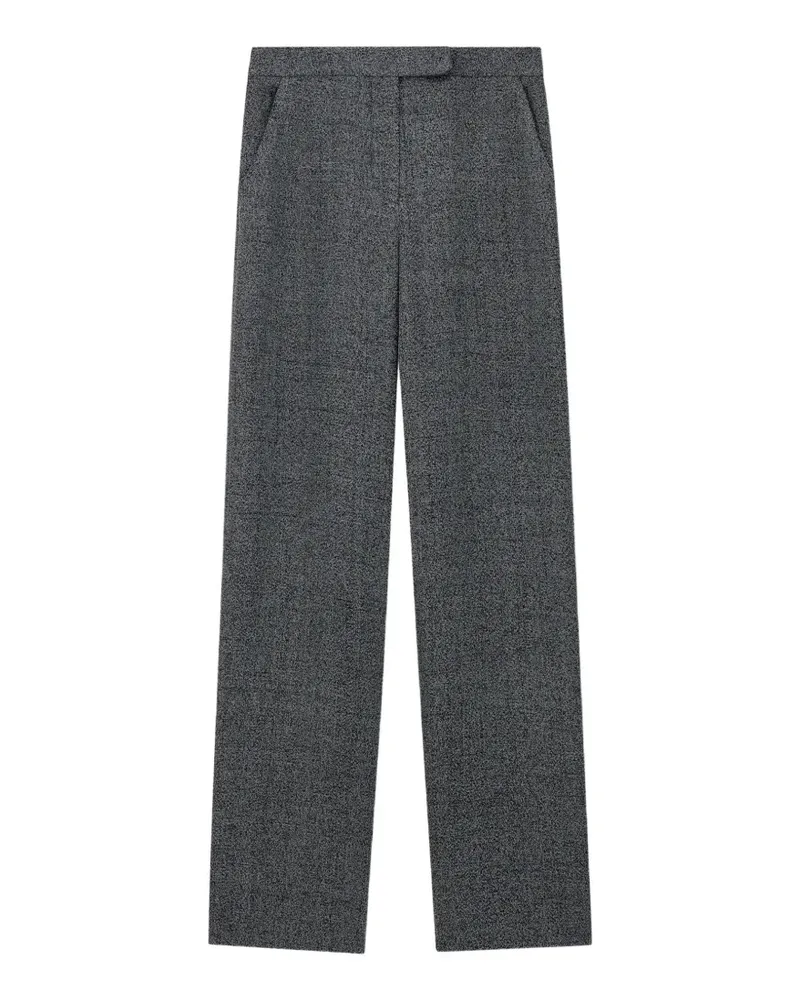 Emporio Armani Weite Hose mit meliertem Effekt - Grau Grau