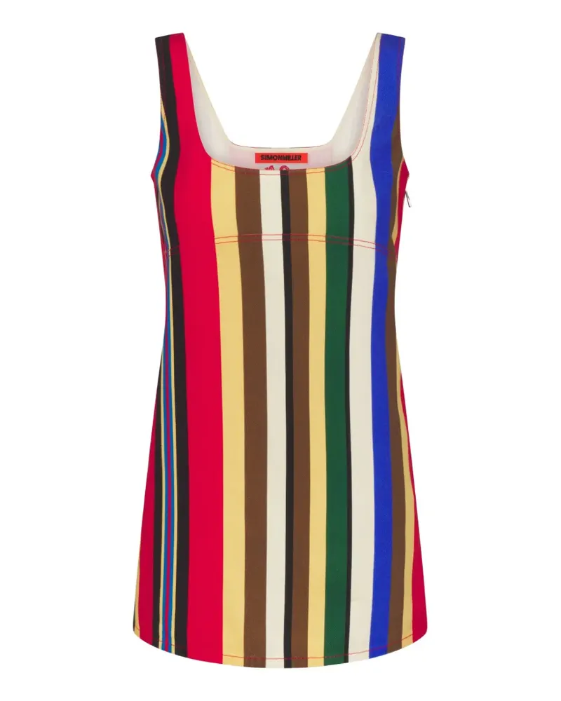 Simon Miller Sahara Minikleid mit Streifen-Print - Rot Rot