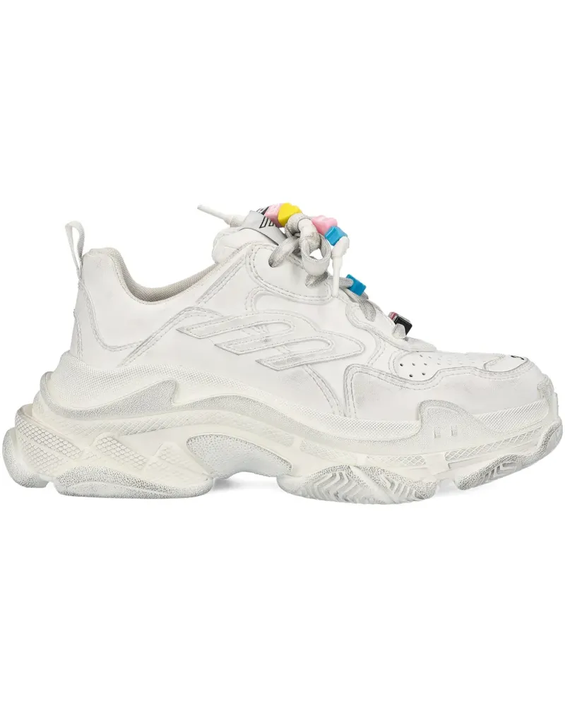 Balenciaga Triple S charm-embellishment sneakers - Weiß Weiß