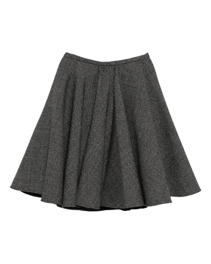 Giambattista Valli Midirock in A-Linie - Schwarz Schwarz