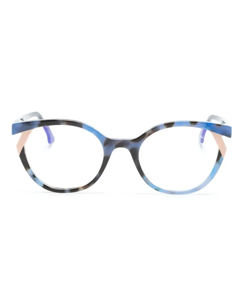 Face à Face Bocca Kuma 1 Brille mit Cat-Eye-Gestell - Blau Blau