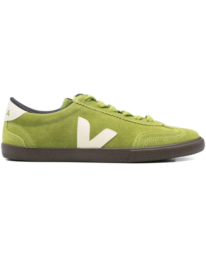 VEJA V-logo suede sneakers - Grün Grün