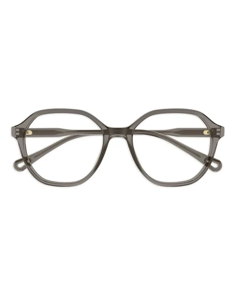 Chloé Brille mit rundem Gestell - Grau Grau