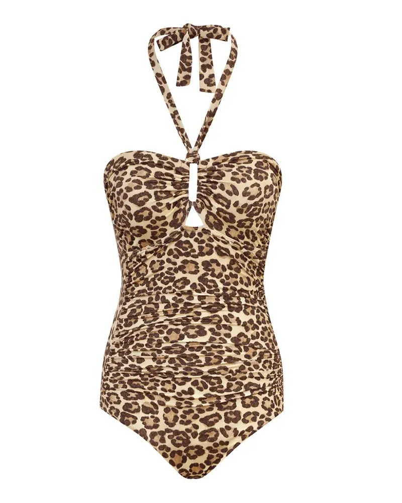 Zimmermann Wanderlust Wide Link 1PC Badeanzug - Nude Nude
