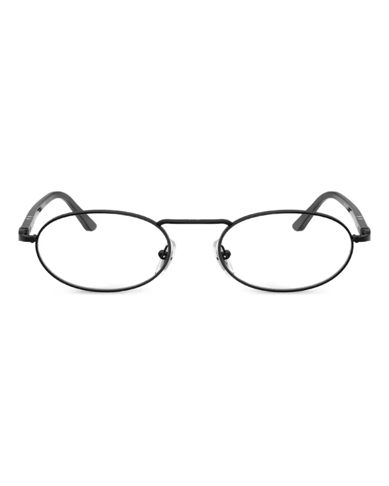 Persol oval-frame glasses - Schwarz Schwarz