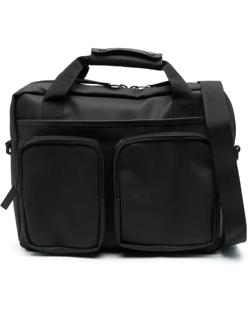 RAINS Texel Tech Laptoptasche - Schwarz Schwarz