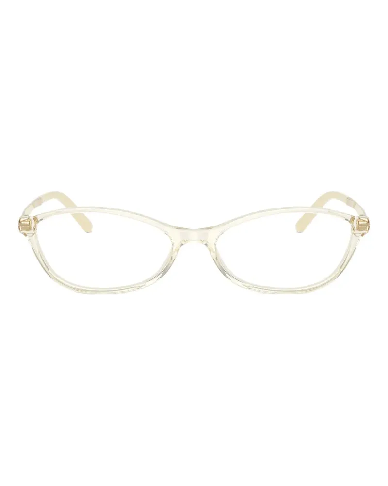 Miu Miu Brille mit rundem Gestell - Nude Nude