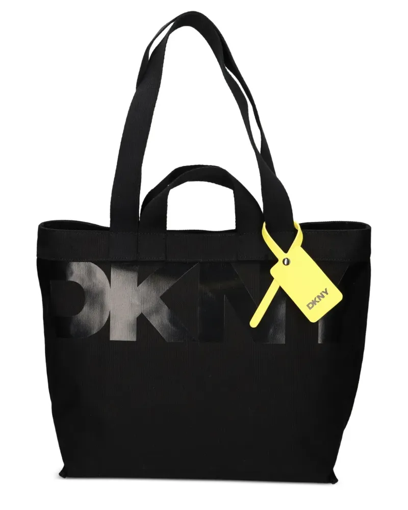 DKNY Tote Bag mit Logo - Schwarz Schwarz