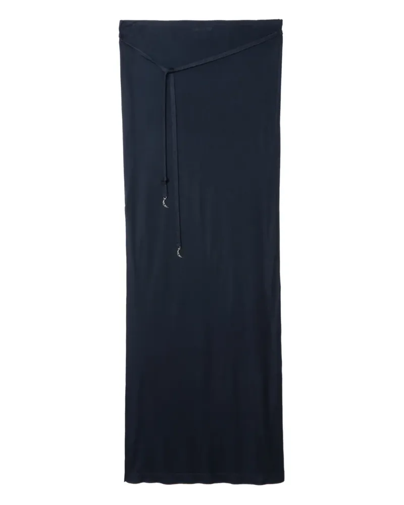 Zadig & Voltaire Maxirock mit Schlitzen - Blau Blau