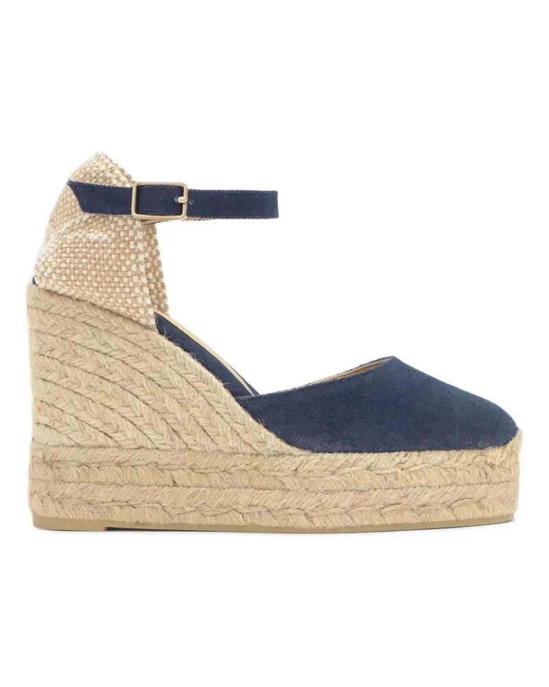 Castañer Carol wedge espadrilles - Blau Blau