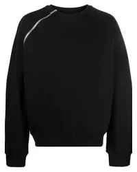 Heliot Emil Pullover mit Reißverschlussdetail Schwarz