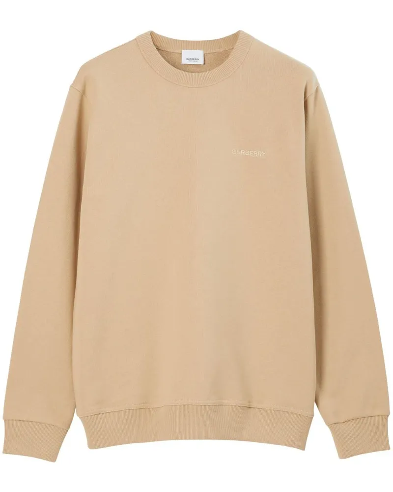 Burberry Sweatshirt mit Ritteremblem Nude