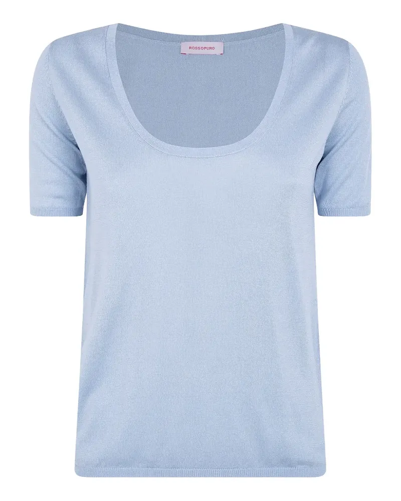 ROSSOPURO silk T-shirt - Blau Blau