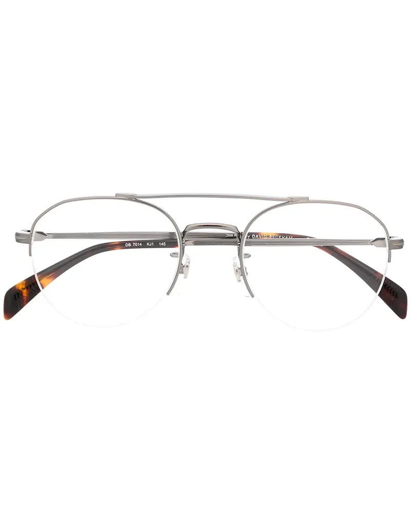 EYEWEAR by DAVID BECKHAM Klassische Pilotenbrille - Grau Grau