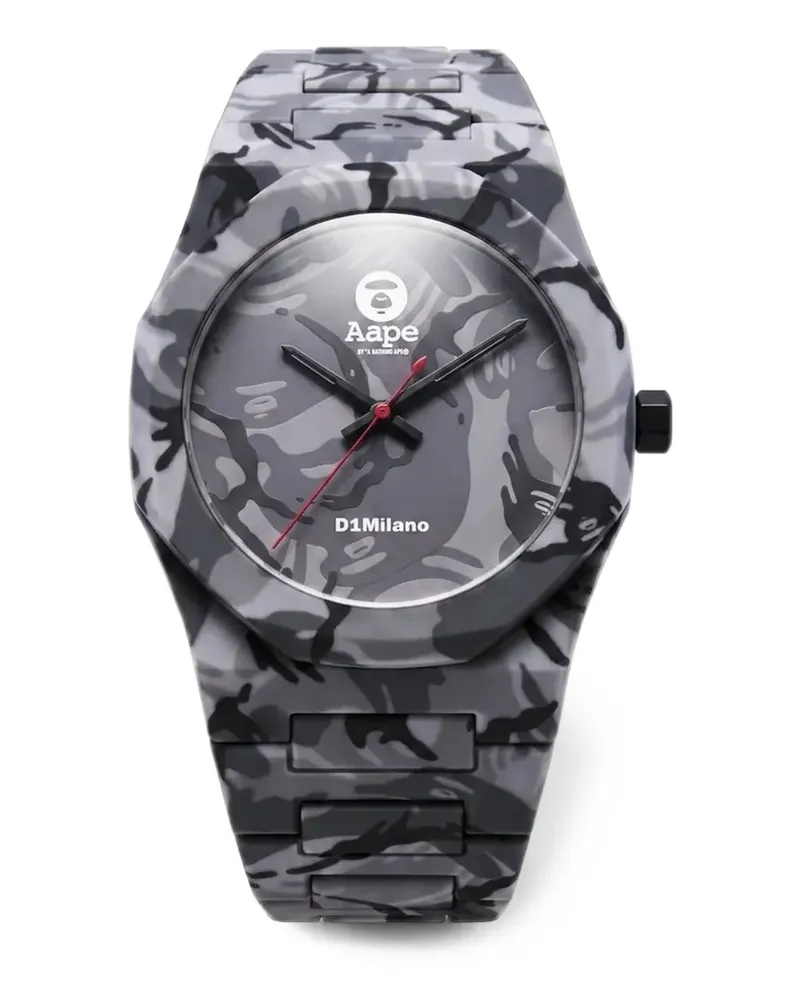 BAPE x D1 Milano 40mm watch - Grau Grau
