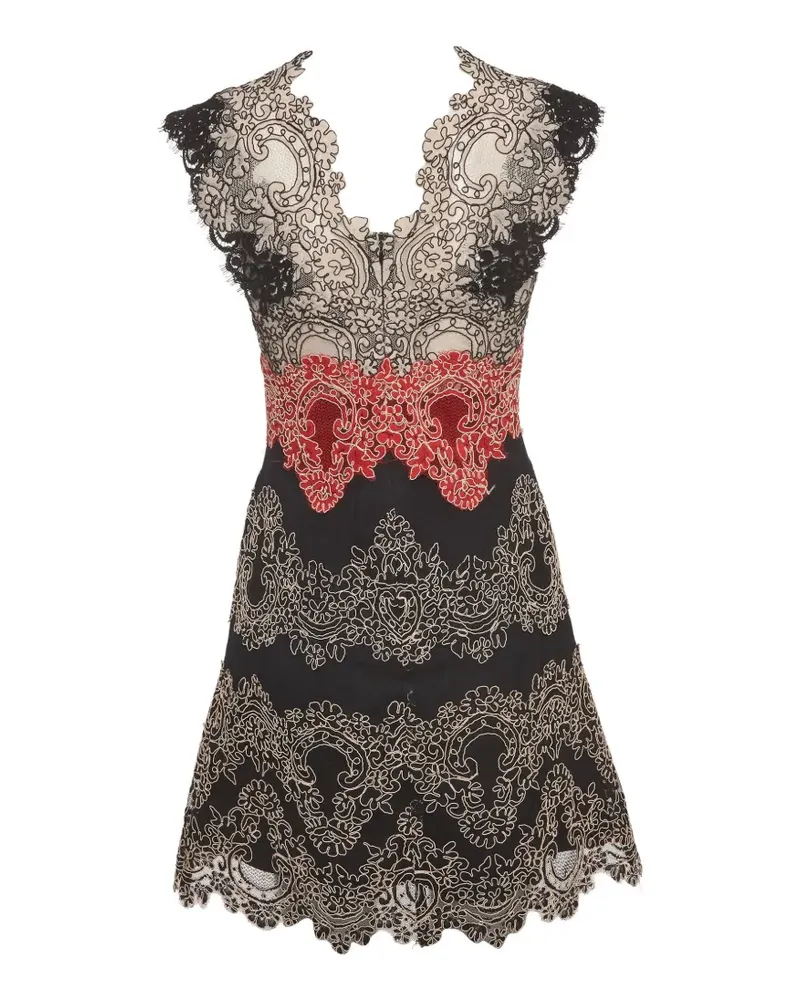 Sandro Isobel Spitzenkleid - Schwarz Schwarz