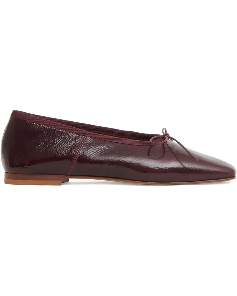 Mansur Gavriel Dream Ballerinas mit eckiger Kappe - Rot Rot