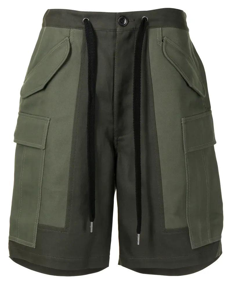 Ports V Cargo-Shorts mit Kordelzug - Grün Grün