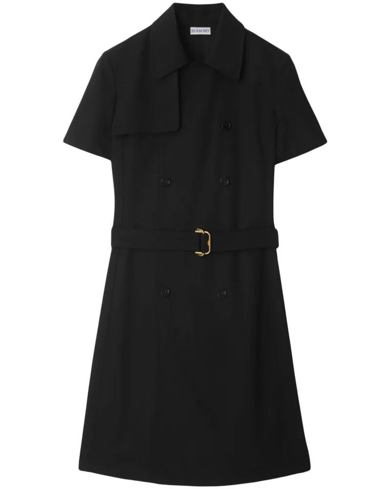 Burberry Minikleid mit Gürtel - Schwarz Schwarz