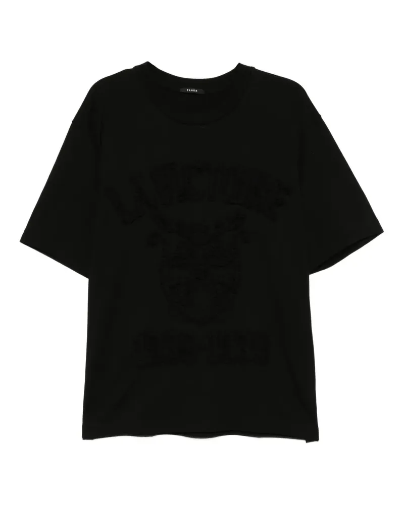 TAAKK T-Shirt mit grafischer Stickerei - Schwarz Schwarz