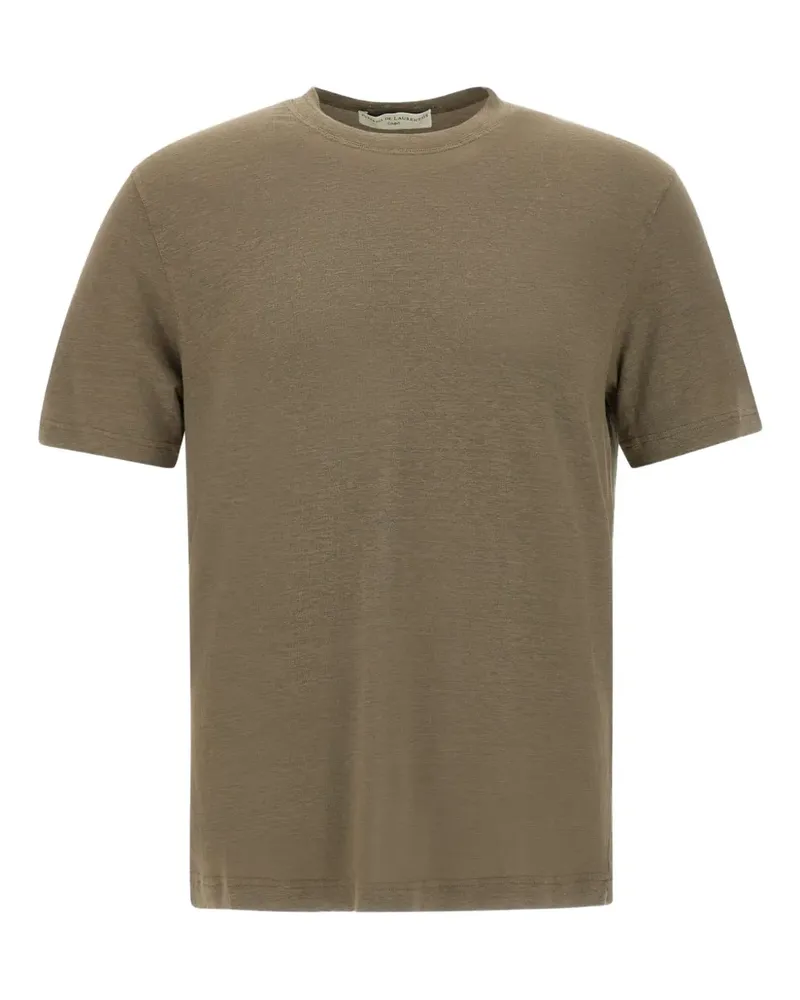 Filippo de Laurentiis T-Shirt mit rundem Ausschnitt - Braun Braun