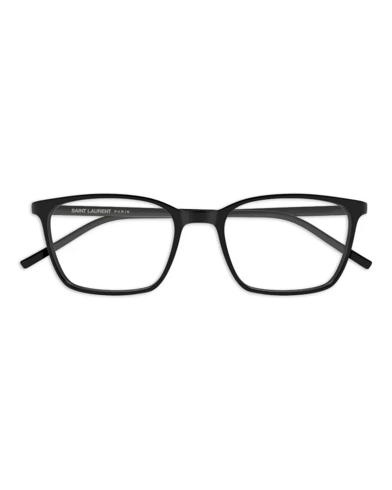 Saint Laurent Brille mit eckigem Gestell - Schwarz Schwarz