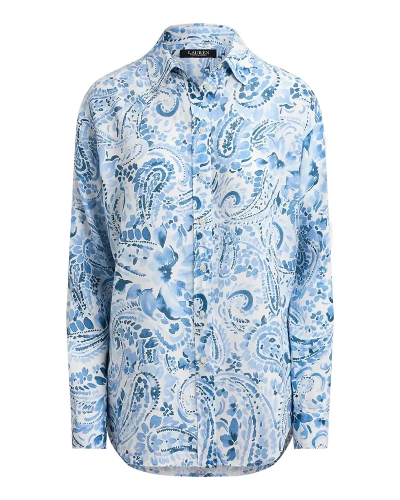 Ralph Lauren paisley-print shirt - Blau Blau