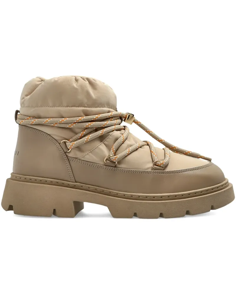 INUIKII Wattierte Sneakers mit Schnürung - Nude Nude