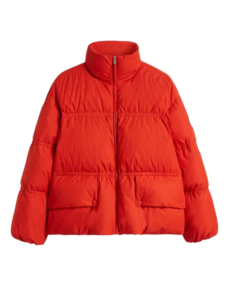 Jil Sander x Moncler zip-up puffer jacket - Rot Rot