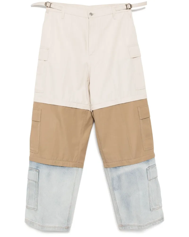 VETEMENTS Cargohose mit Einsätzen - Nude Nude