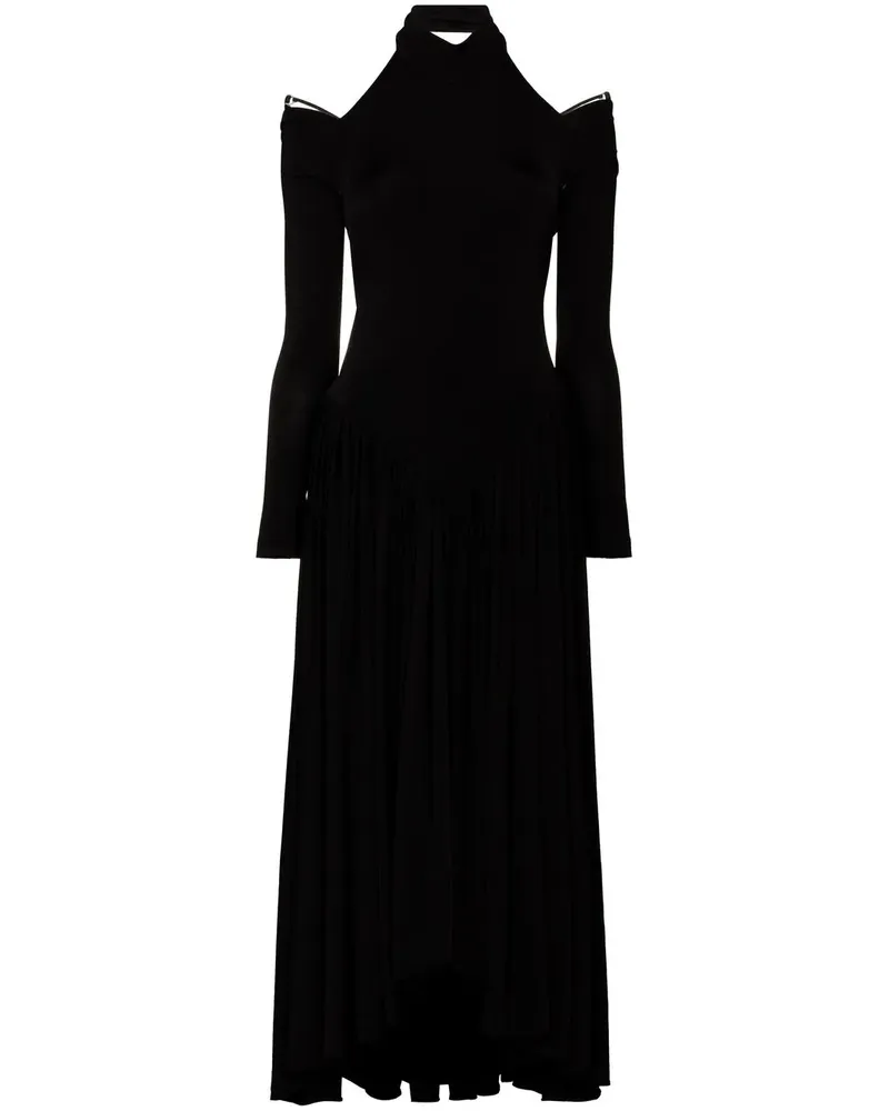 KHAITE Kleid mit Cut-Outs - Schwarz Schwarz