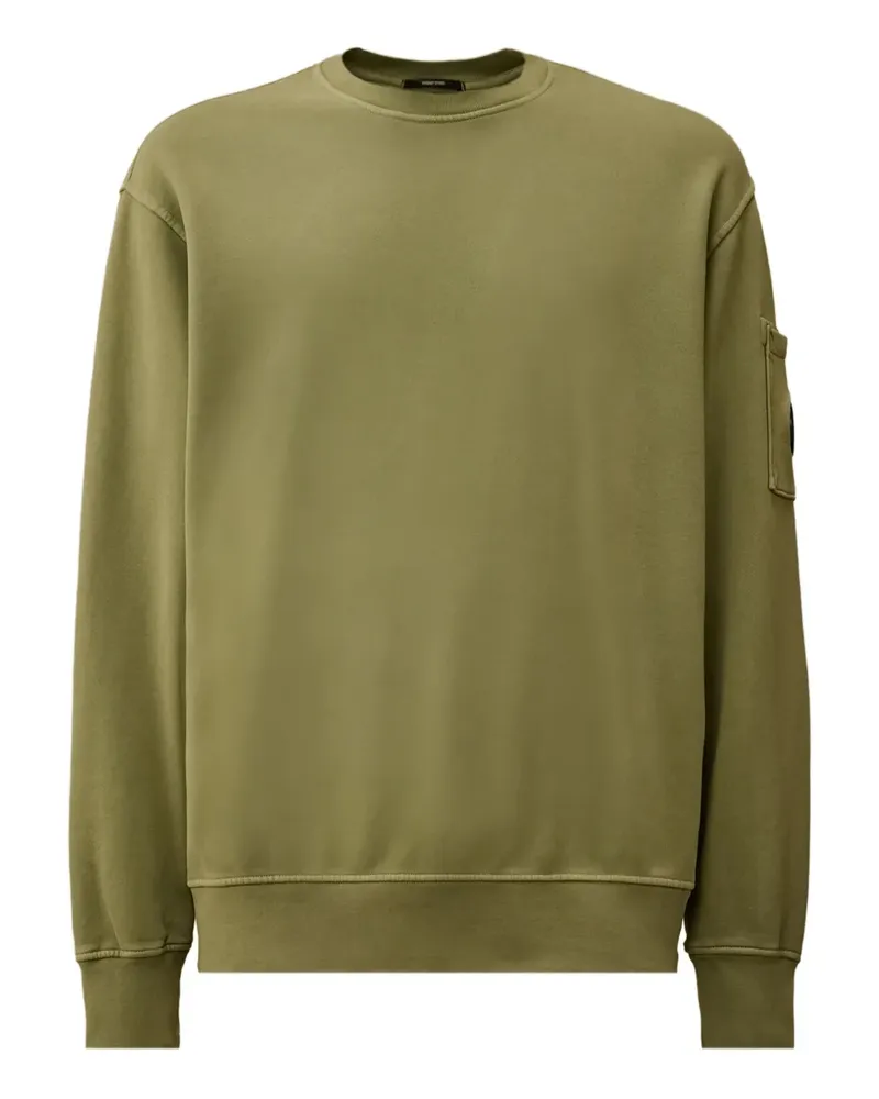 C.P. Company Sweatshirt mit Linsen-Detail - Grün Grün